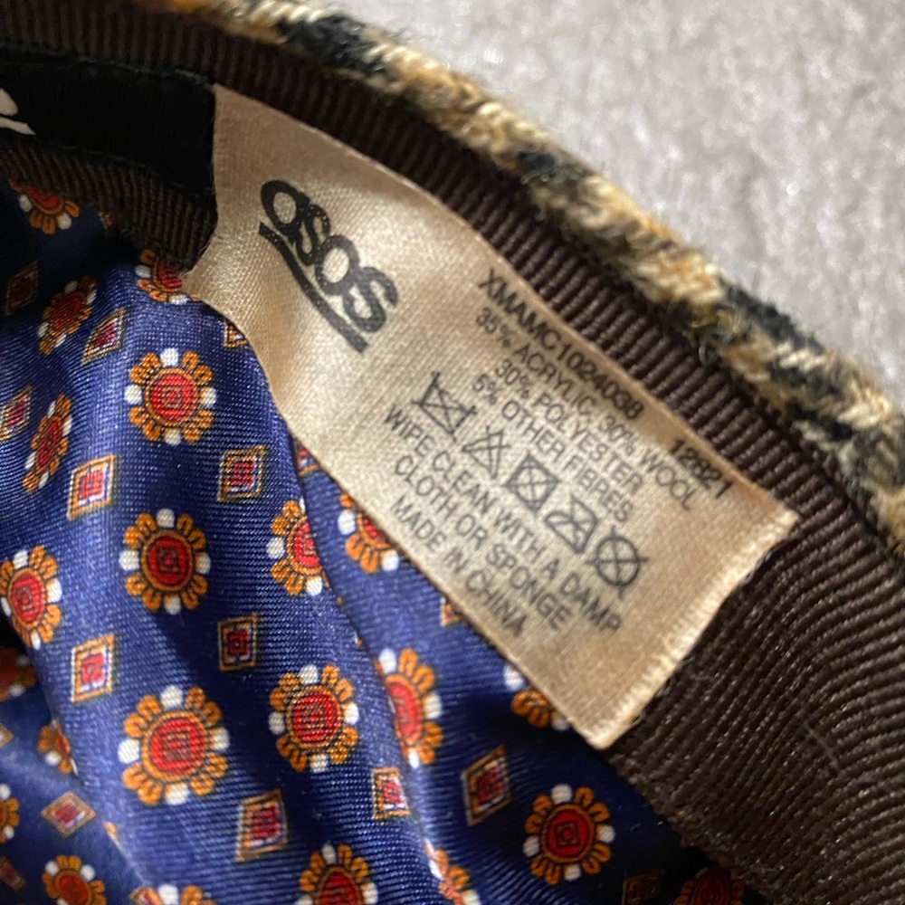 ASOS Collection Tweed Flat Cap - Picture 8 of 8